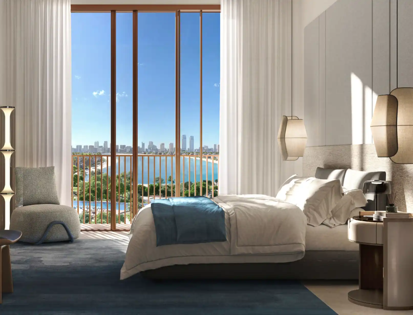 2 Bedroom plus Maid apartments at Palm Central